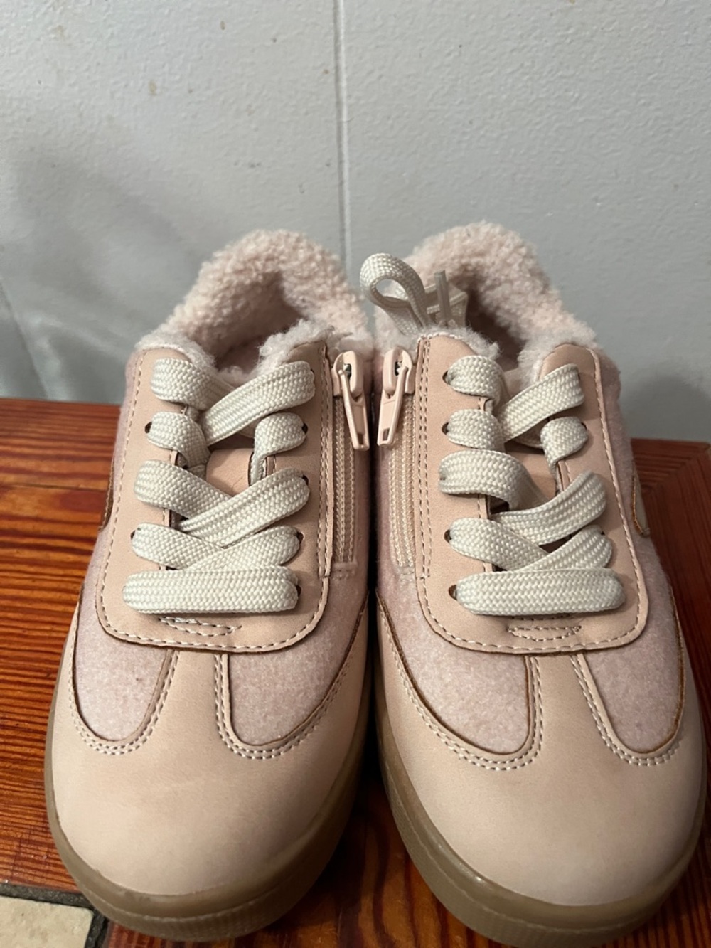 Dolce Vita Kids Lace-Up Sneakers in Blush Pink